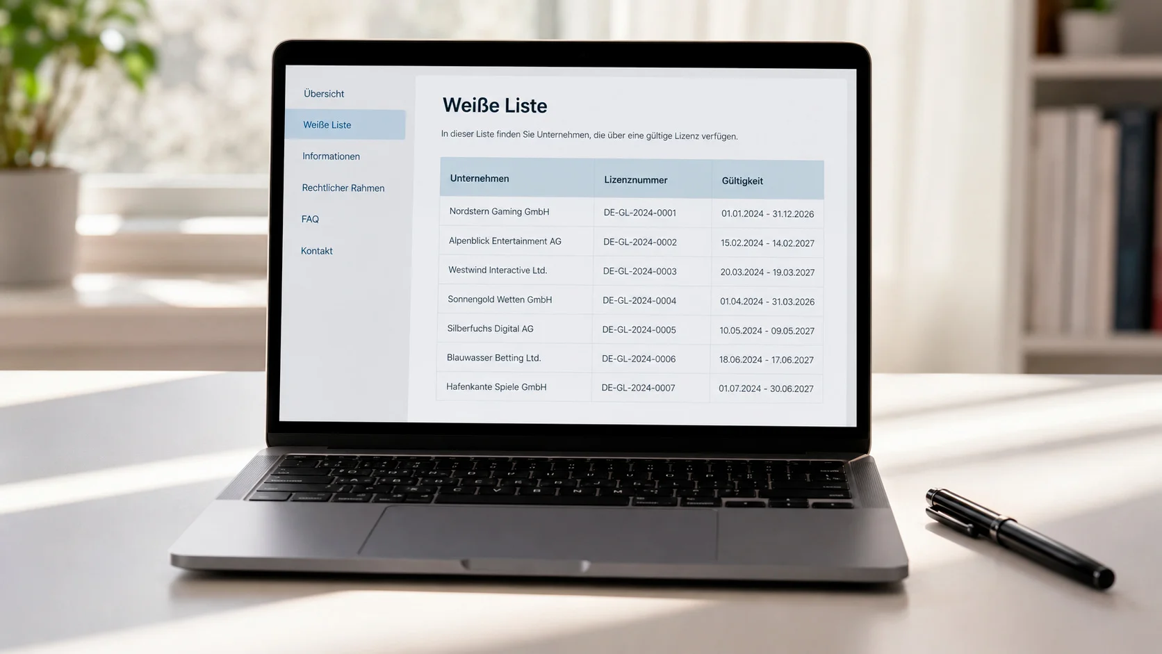 GGL-Lizenz für Sportwetten prüfen — Whitelist-Check